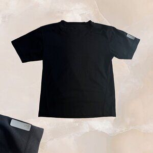 APPLE STORE Shirt Unisex Men's Black Macintosh Employee Short Sleeve Nylon Sz XS